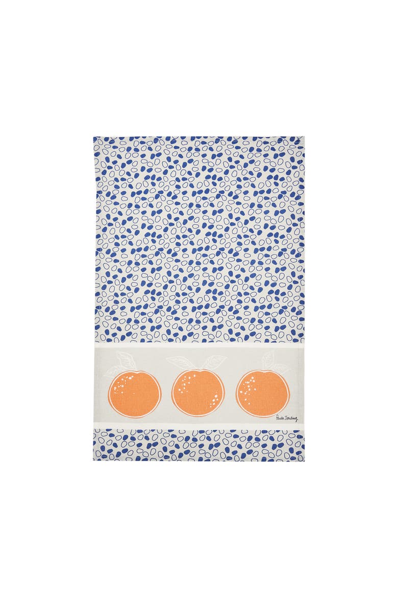 Orange Dot Dash Potholder Gift Set, Alternate, color, Blue