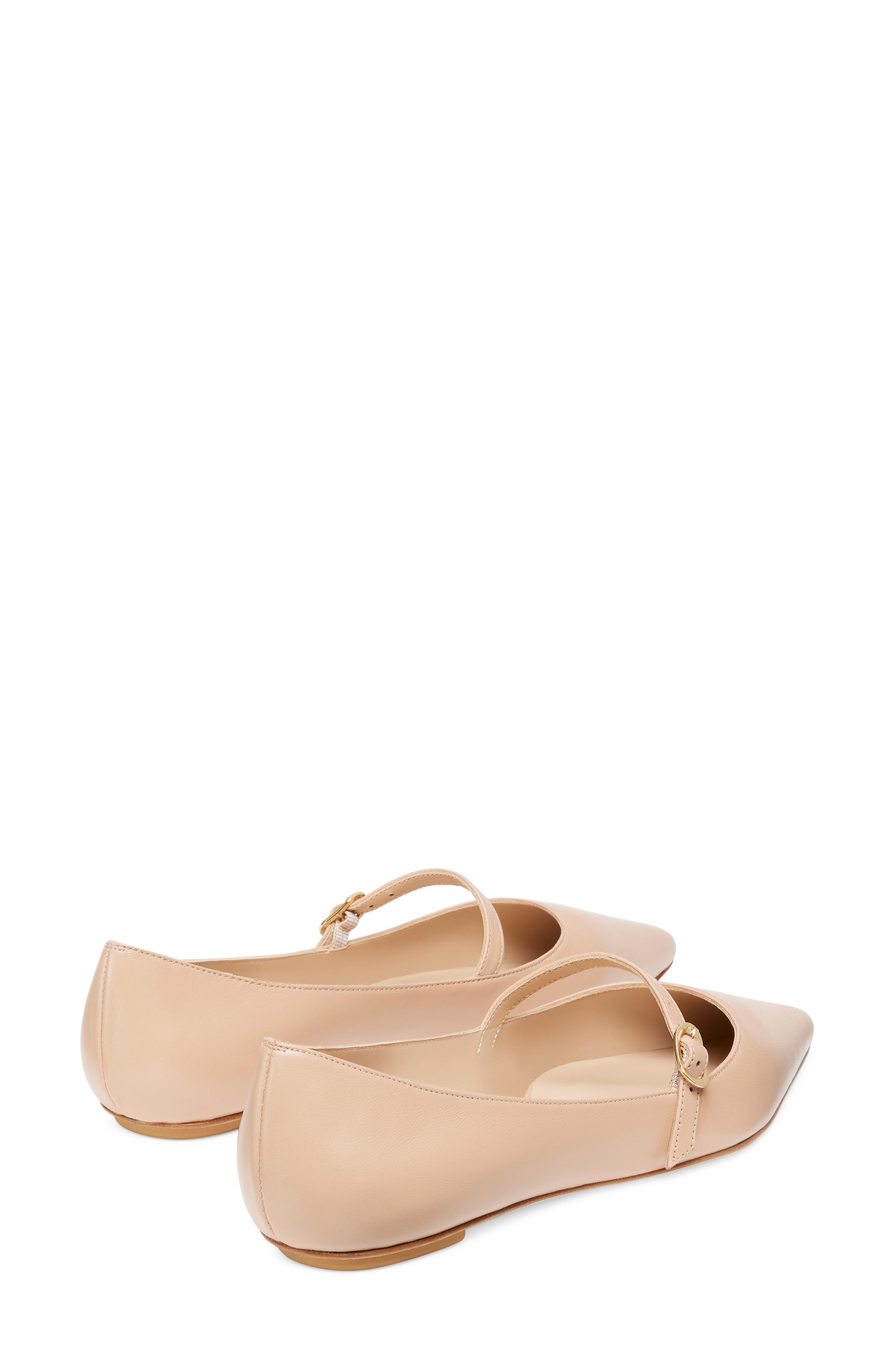 Stuart Weitzman Emilia Mary Jane Flat, Alternate, color, Adobe