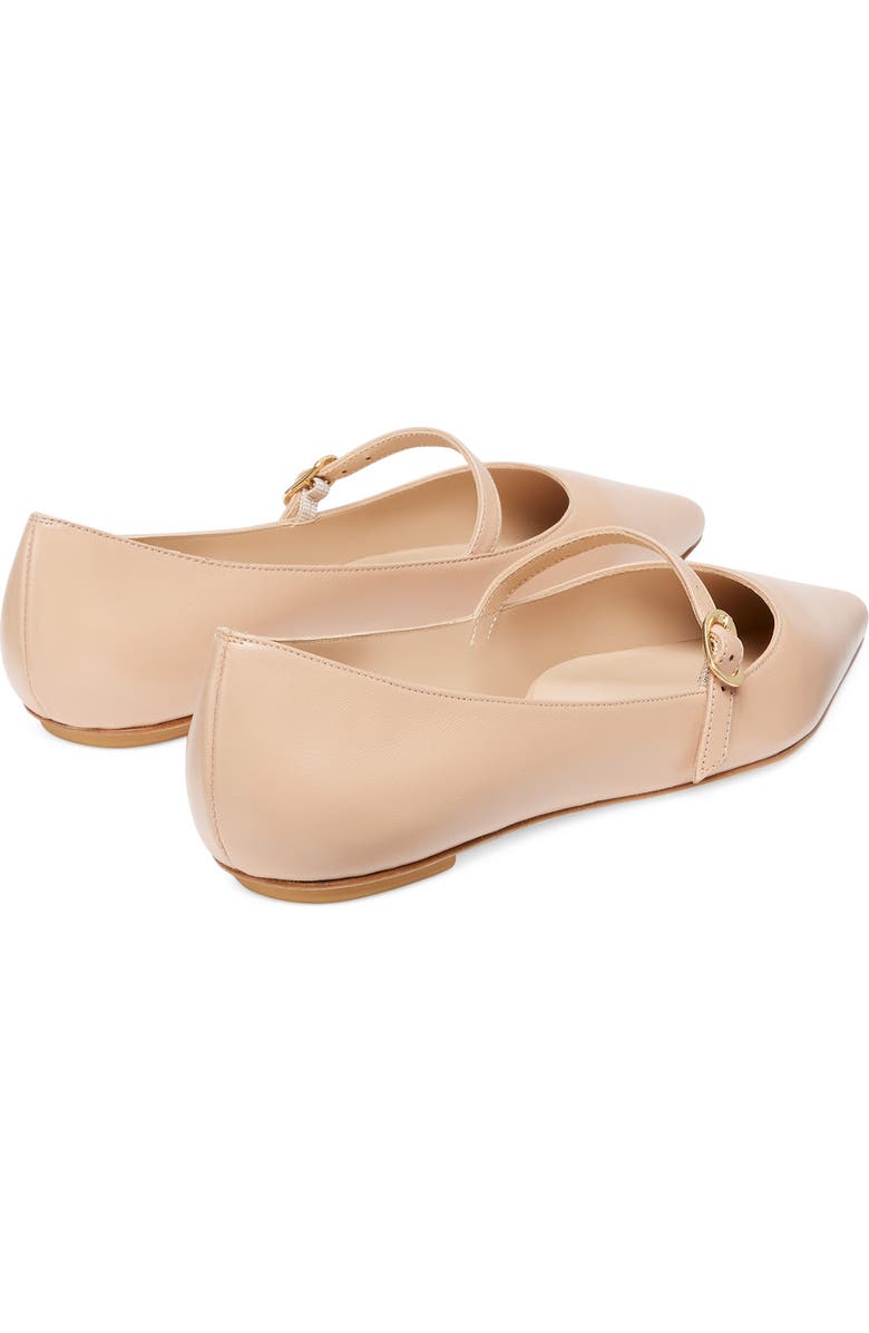 Stuart Weitzman Emilia Mary Jane Flat, Alternate, color, Adobe