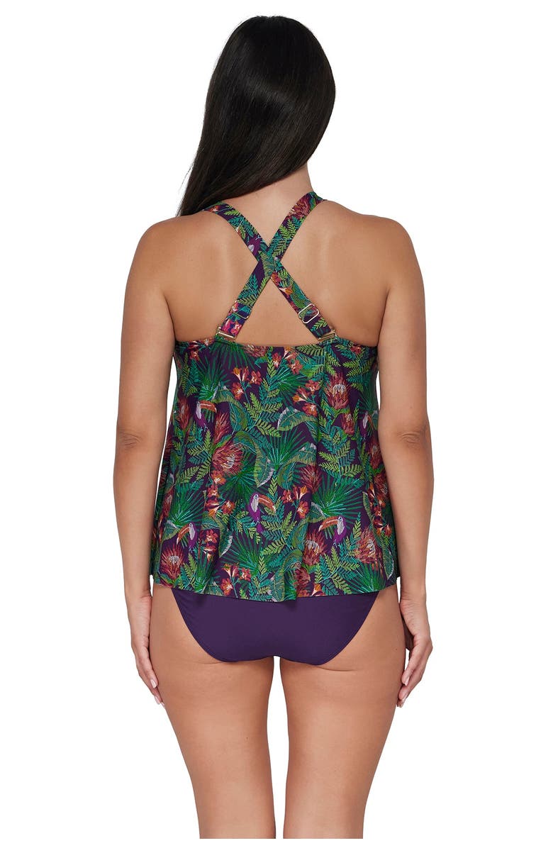 Sunsets Escape Sadie Tankini Swimsuit Top, Alternate, color, Welcome To Rio