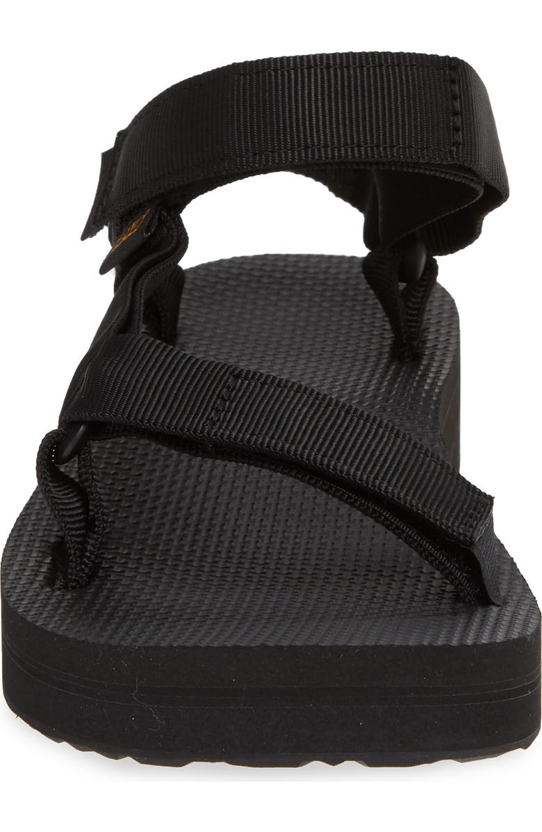 Teva Midform Universal Sandal, Alternate, color, Black Fabric