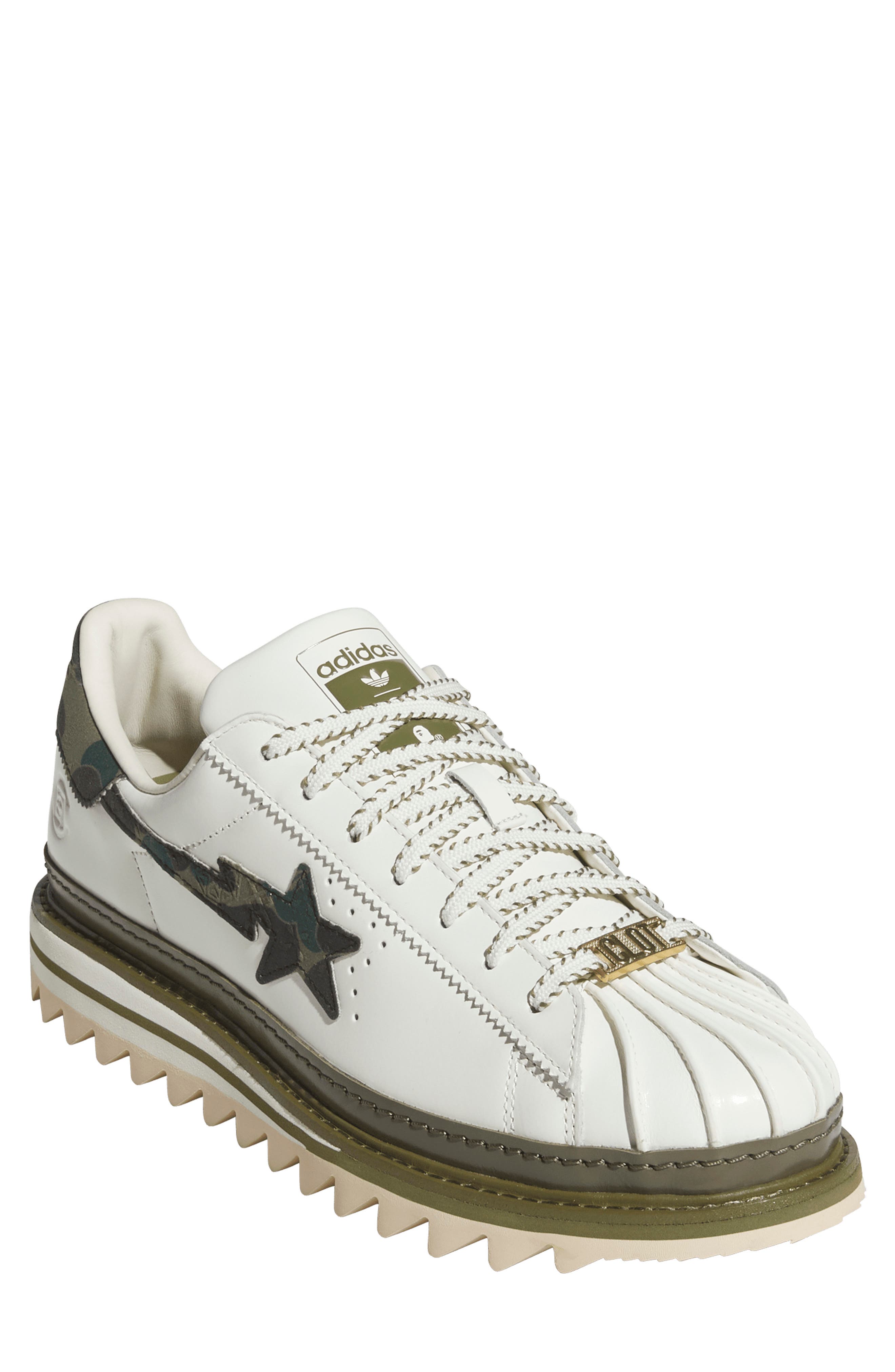 CLOT x BAPE Superstar Sneaker, Main, color, OFF WHITE