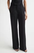 Proenza Schouler Weyes Crepe Straight Leg Pants