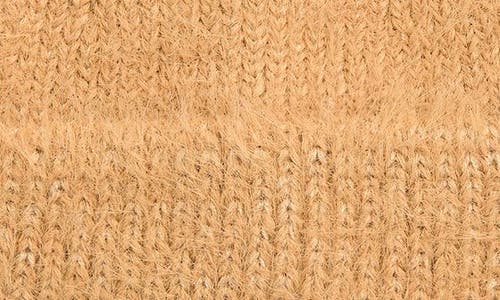 Tasha Cuffed Knit Beanie In Brown