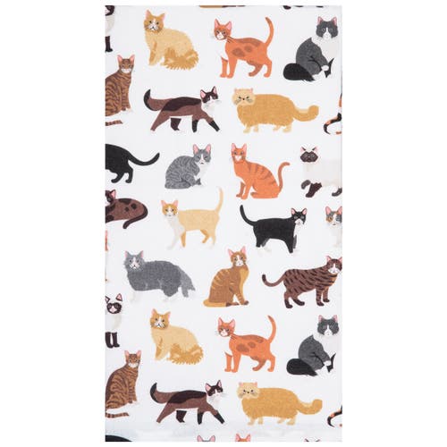 C & F Home C&f Home Cat Breeds Kitchen And Bathroom Graphic Print Hand Towel In Multi