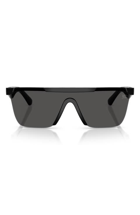 141mm Rectangular Shield Sunglasses