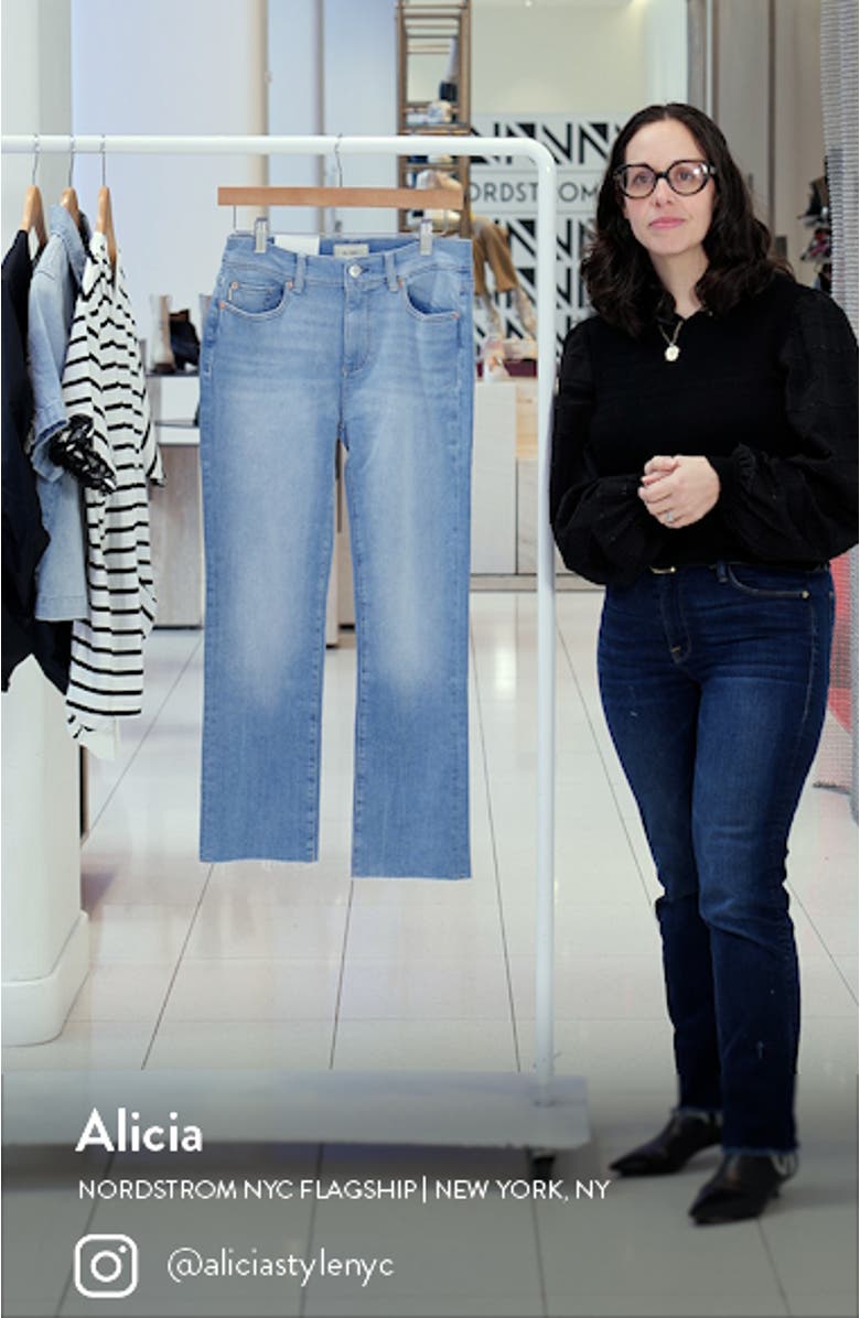Mara Straight Leg Ankle Jeans, sales video thumbnail
