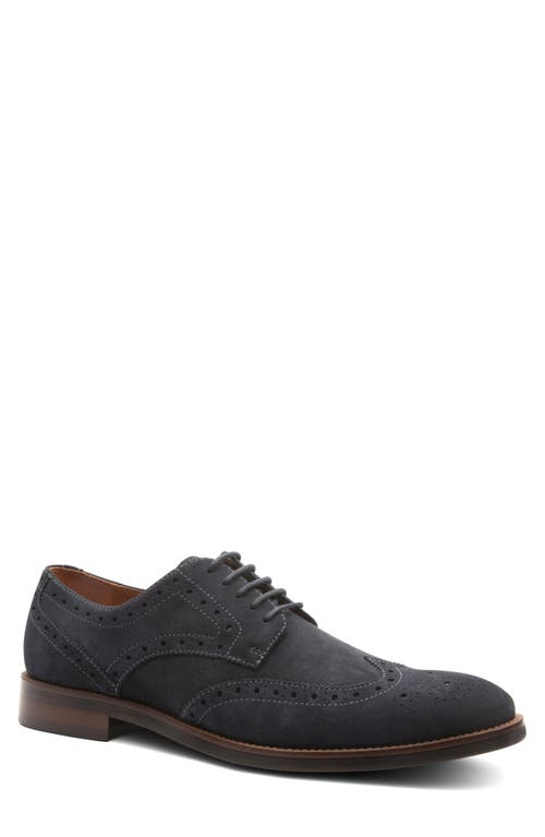 Gordon Rush Concord Wingtip Derby in Navy Suede  product