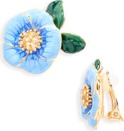 Carolina Herrera Flower Stud Earring