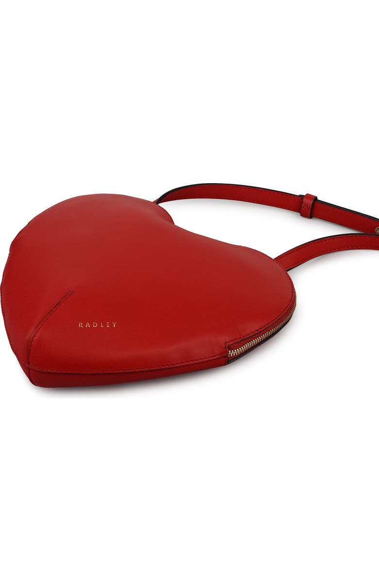 Radley Heart Street Medium Ziptop Crossbody Bag, Alternate, color, Poinsettia