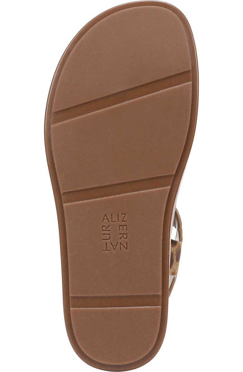 Naturalizer Fab Flat Sandal, Alternate, color, Natural Multi