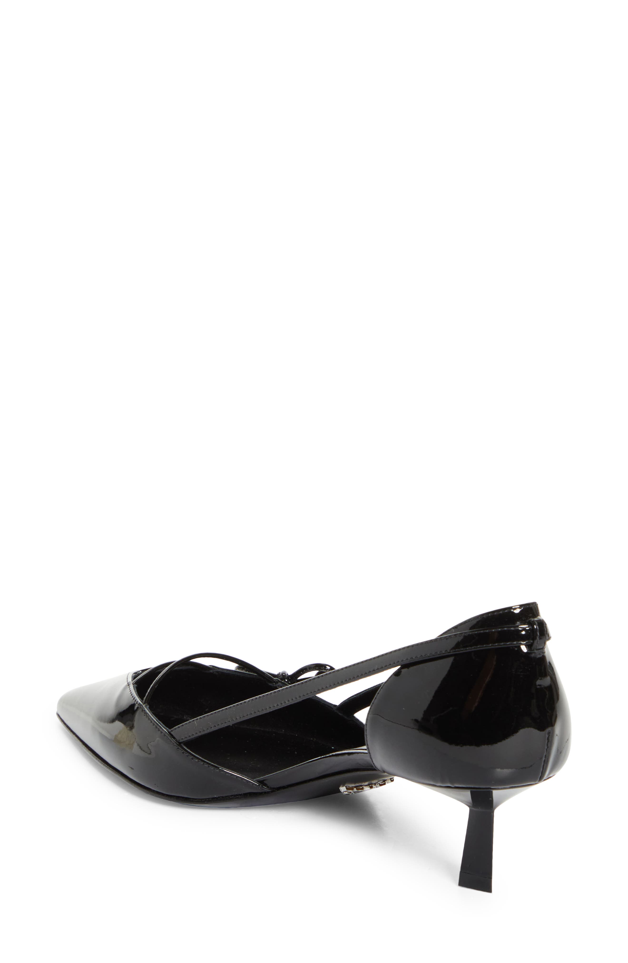 Prada Pointed Toe Pump, Alternate, color, Nero