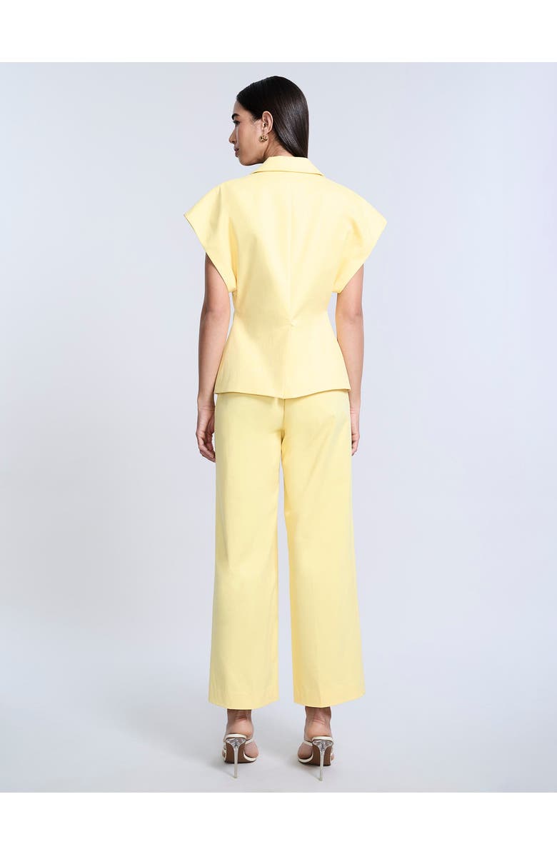 BCBGMAXAZRIA Twill Vest, Alternate, color, Camomile