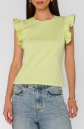 VELVET HEART Fabiola Flutter Sleeve Top