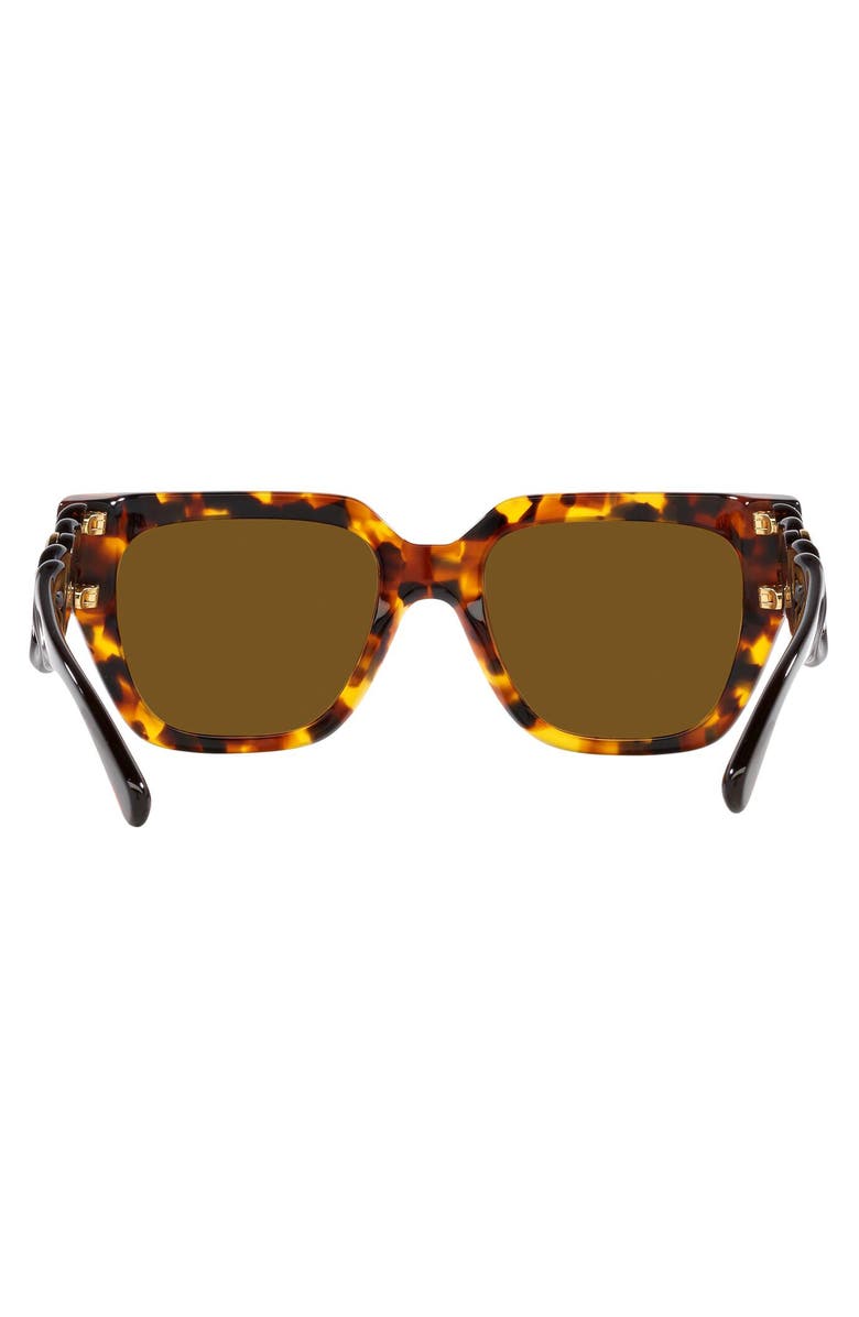 Versace 53mm Polarized Irregular Sunglasses, Alternate, color,