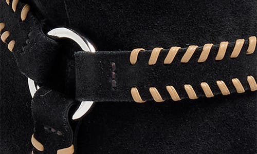 Cinq À Sept Whipstitch Knee High Boot In Black
