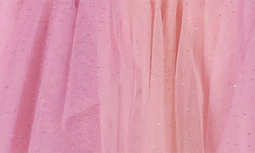 Zunie Kids' Sequin Rainbow Tiered Dress In Pink Multi