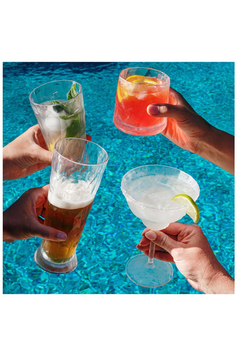 Superglass Shatterproof Beer Glass, Alternate, color, CLEAR