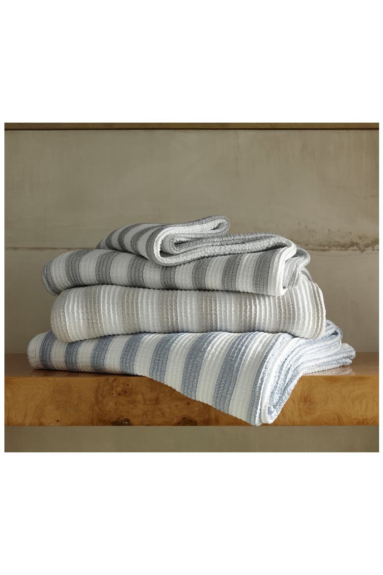 Cabana Cotton Throw Blanket, Alternate, color, WHITE/ BLUE
