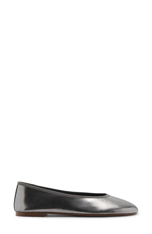 Mango Metallic Ballet Flat