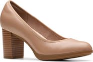 Clarks® Bayla Carly Leather Pump
