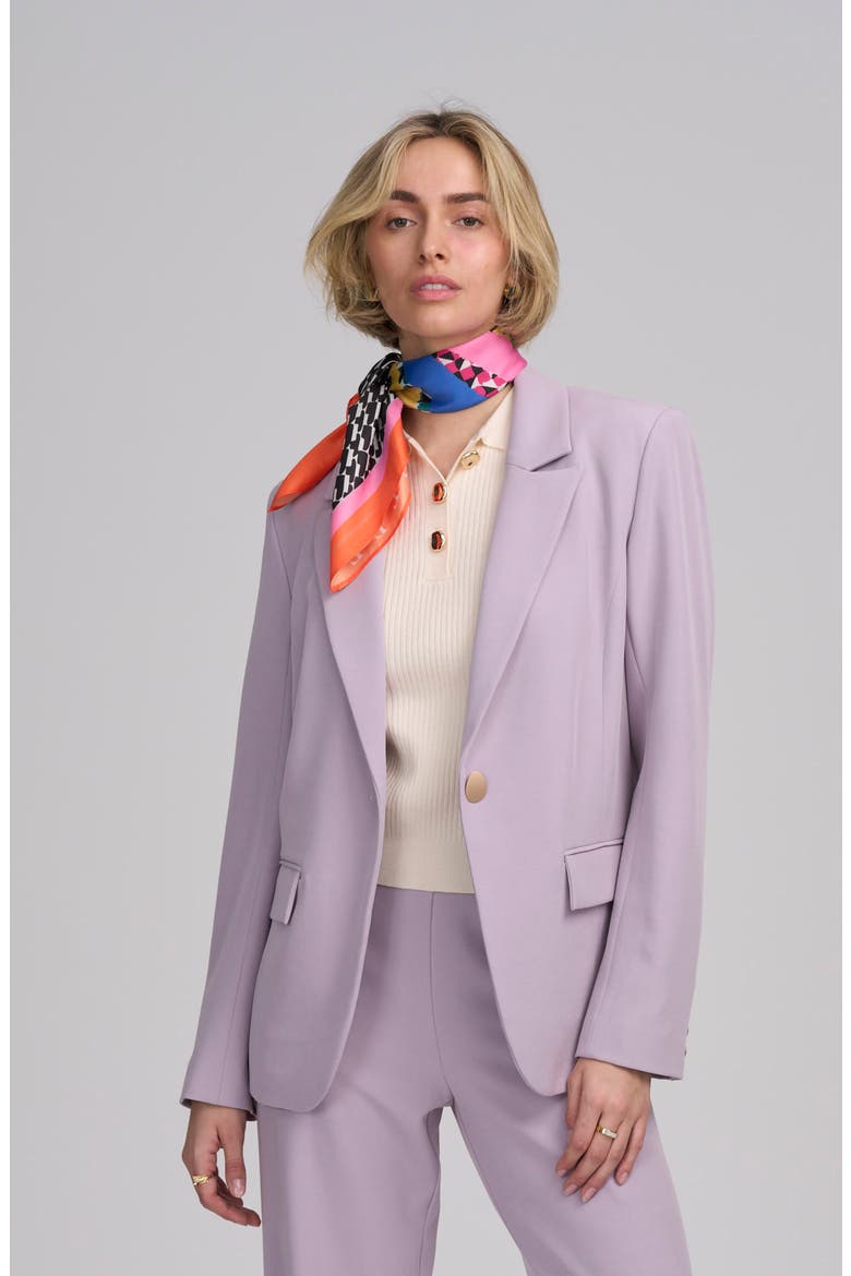 One Button Jacket, Main, color, LAVENDER