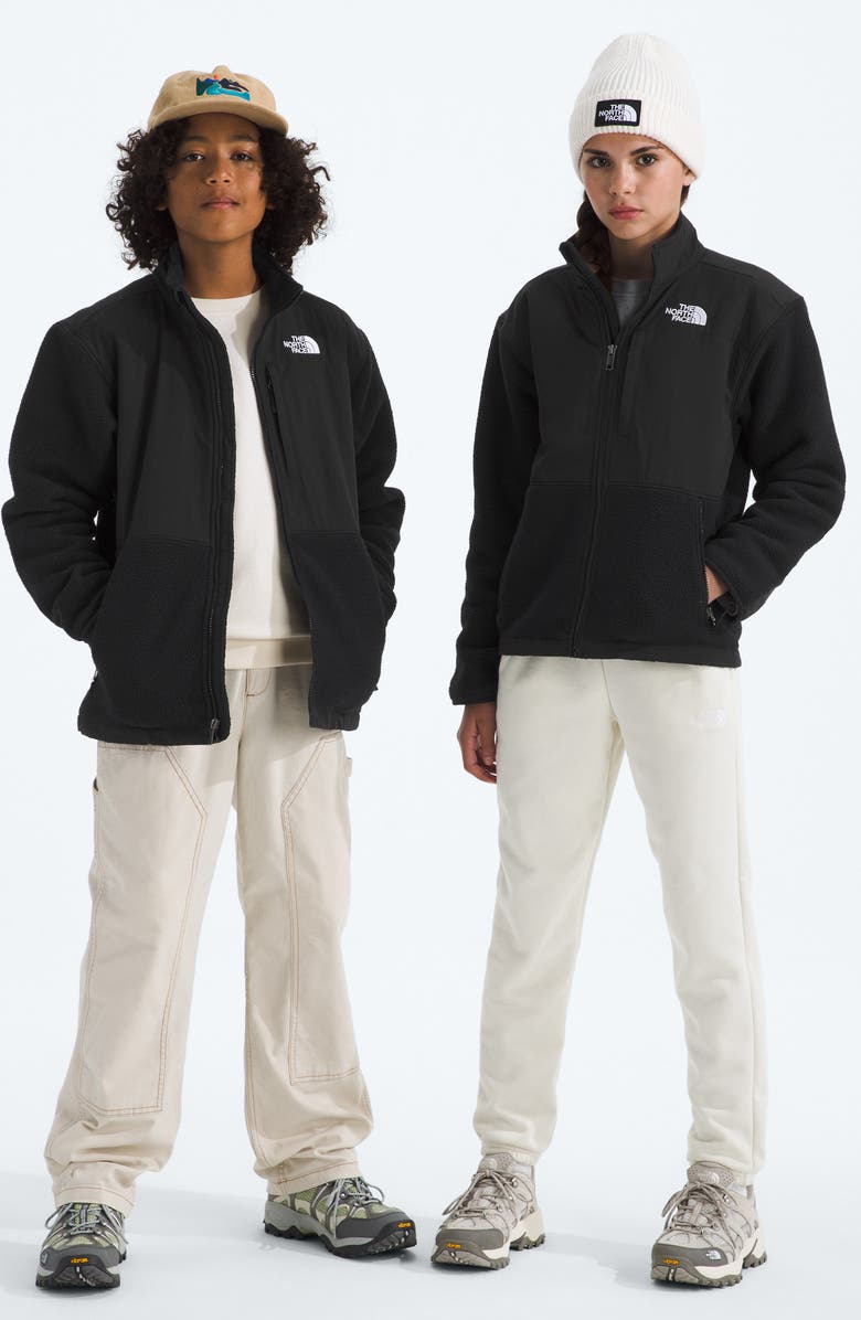 The North Face Kids' Denali Water Repellent Fleece Jacket, Alternate, color, Tnf Black