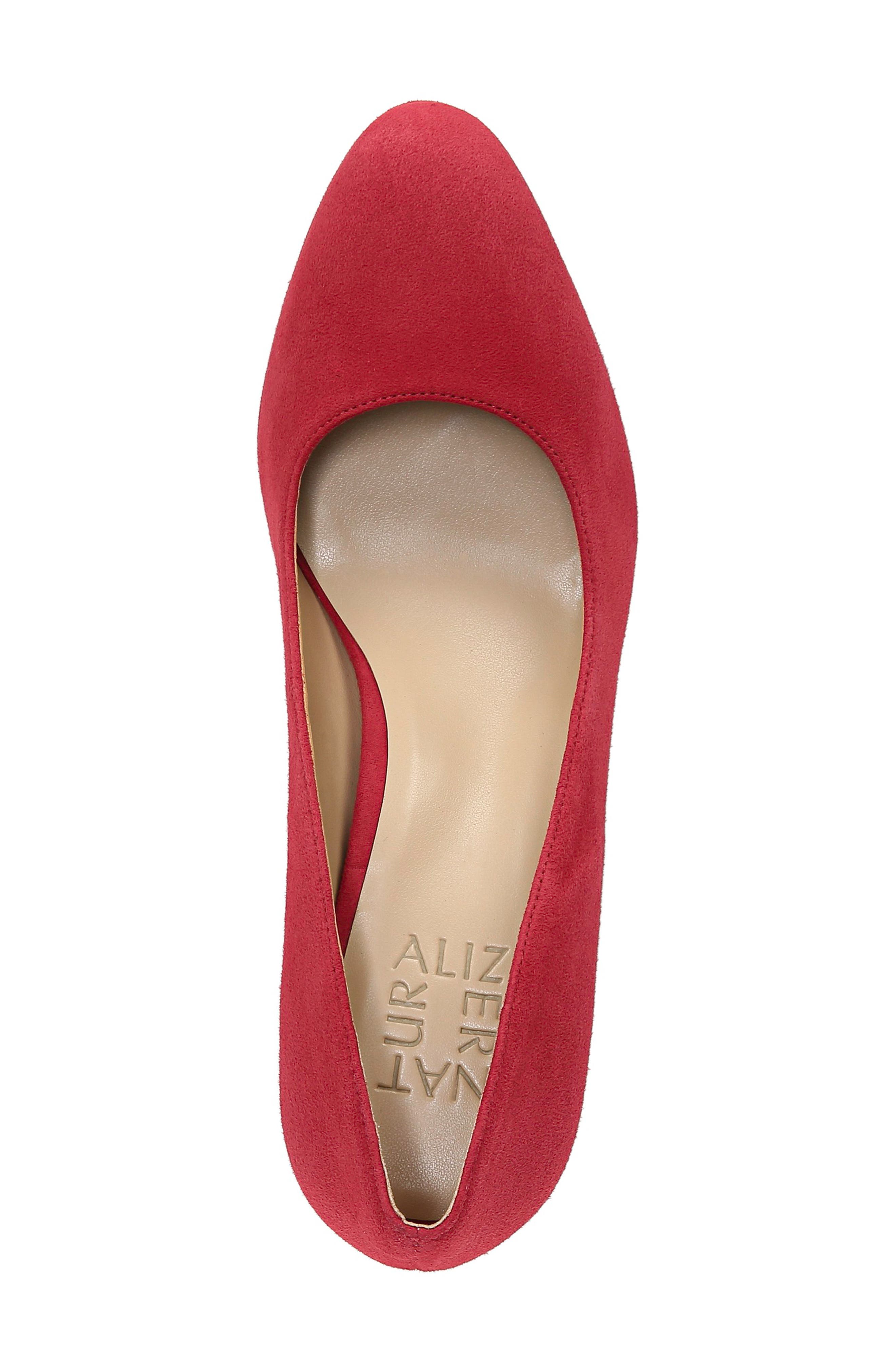 Teresa Platform Pump, Alternate, color, HOT SAUCE SUEDE
