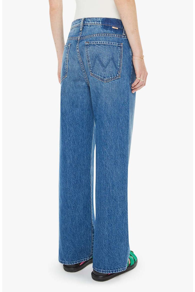 The Dodger Button Flood Relaxed Straight Leg Jeans, Alternate, color, GREEN THUMB
