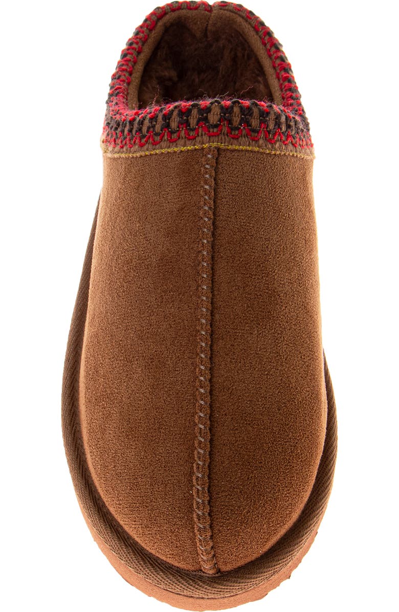 JOSMO Faux Fur Lined Slipper, Alternate, color, Chestnut