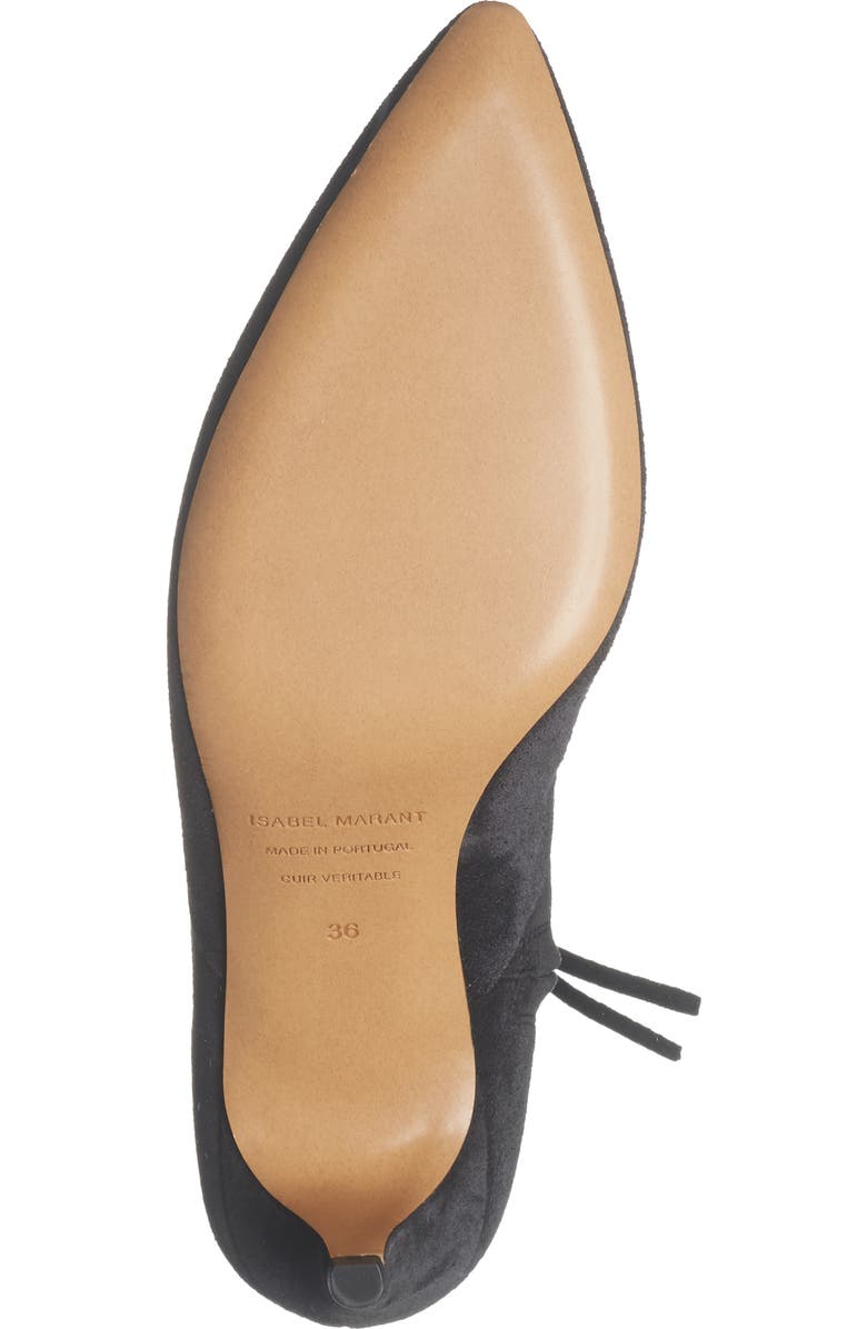 Isabel Marant Derst Pointed Toe Bootie, Alternate, color, Faded Black