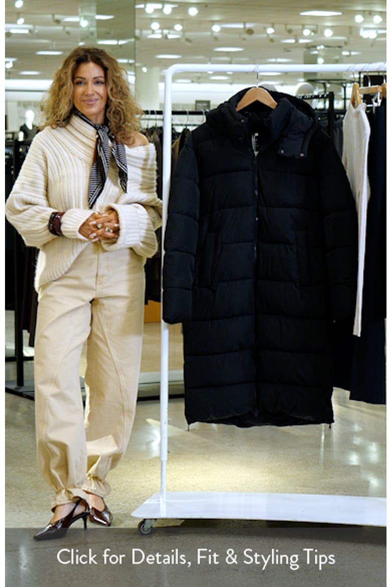 Hooded Puffer Coat video