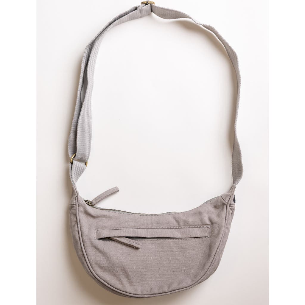 Terra Thread Organic Cotton Crossbody Bag In Gray