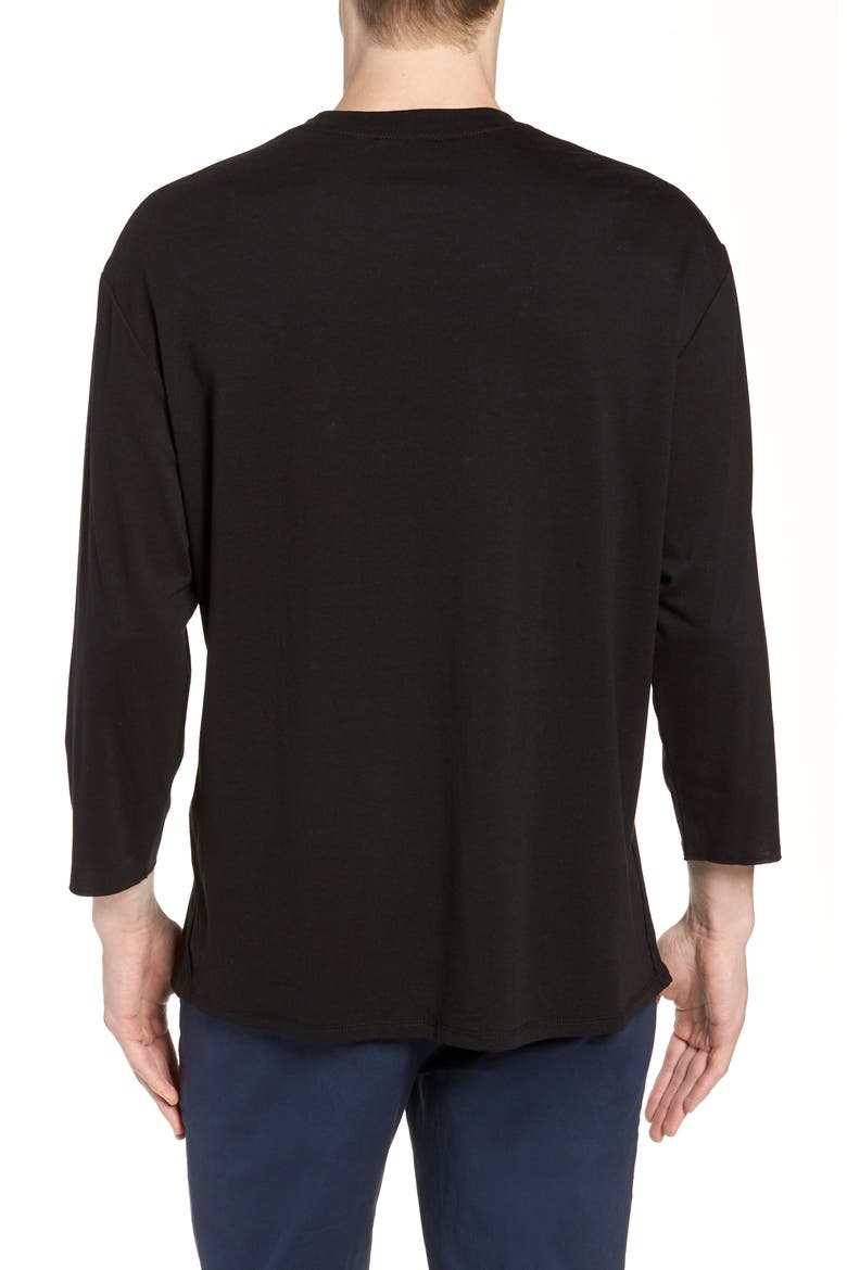 Dawson Regular Fit T-Shirt, Alternate, color, JET BLACK