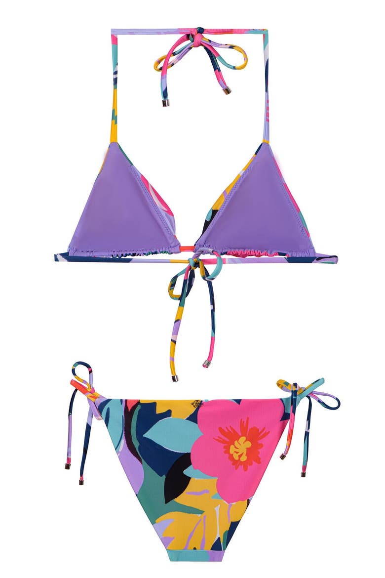 Hardystonite Triangle Top / Bikini Bottom, Alternate, color, Floral Printed