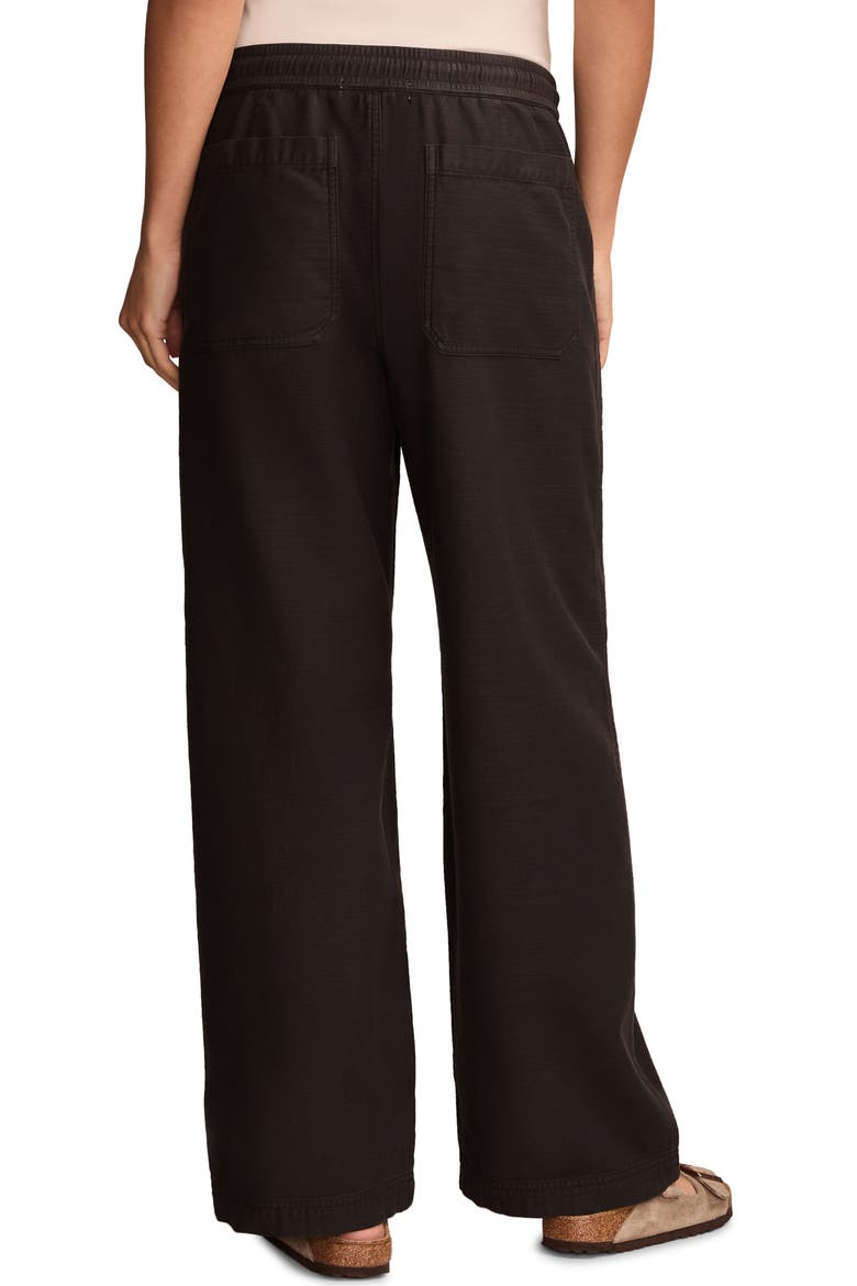 Wide Leg Utility Drawstring Pants, Alternate, color, METEORITE