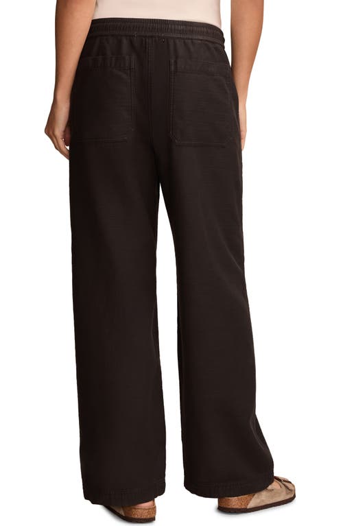 Lucky Brand Wide Leg Utility Drawstring Pants In Meteorite