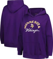 '47 Women's '47 Purple Minnesota Vikings Plus Size Whirlwind Naomi Hoodie