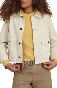 Alex Mill Marfa Crop Herringbone Twill Work Jacket