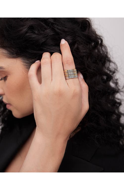 Jennifer Fisher Set Of 7 Metal Rings