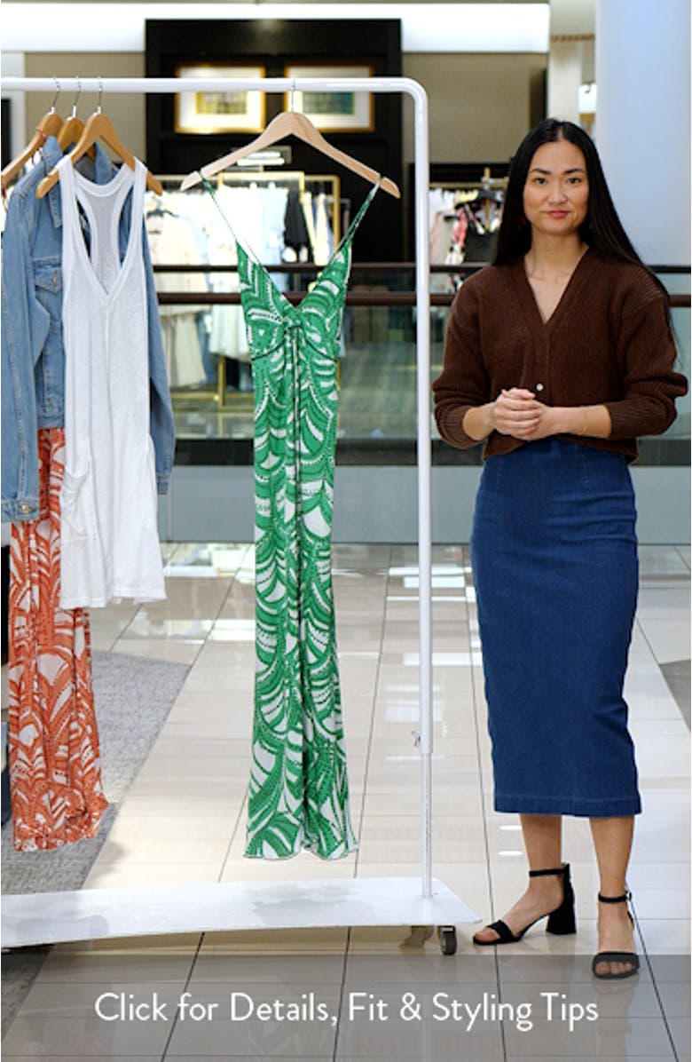 Denise Print Cover-Up Maxi Dress, sales video thumbnail