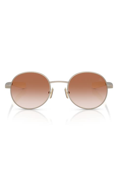 Centro 50mm Gradient Oval Sunglasses