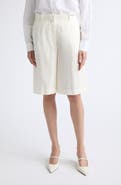 TOTEME Tailored Wide Leg Shorts