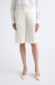 TOTEME Tailored Wide Leg Shorts