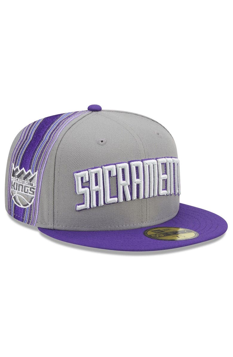New Era Men's New Era  Purple Sacramento Kings 2022/23 City Edition Official 59FIFTY Fitted Hat, Alternate, color, 