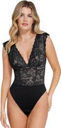Popilush Shapewear Sculpting Lace Bodysuit