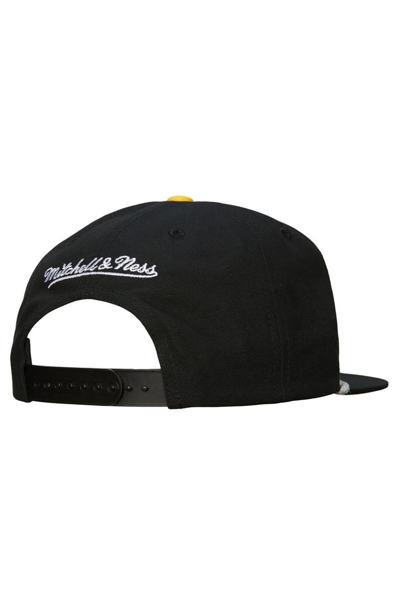 Men's Mitchell & Ness Black Los Angeles Lakers Ascend Deadstock Snapback Hat, Alternate, color, Black