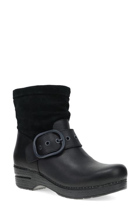 Pearson Leather Clog Boot