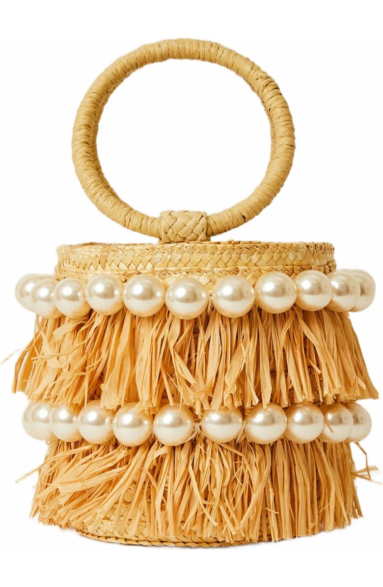 BTB Los Angeles LIV ROUND PEARL BUCKET, Main, color, Pearl