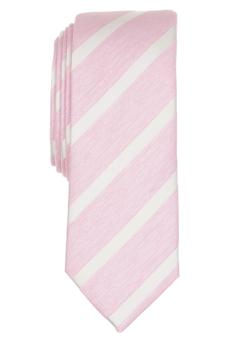 Murphy Stripe Tie, Main, color, PINK